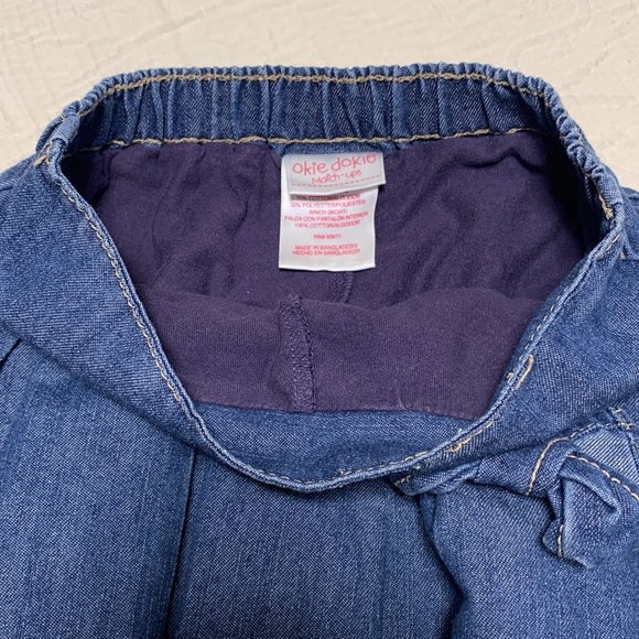 3T (4/$20) Lightweight Denim Skort by Okie Dokie - Picture 7 of 13